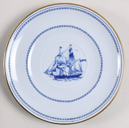 Trade Winds Blue Saucer for Cream Soup Bowl