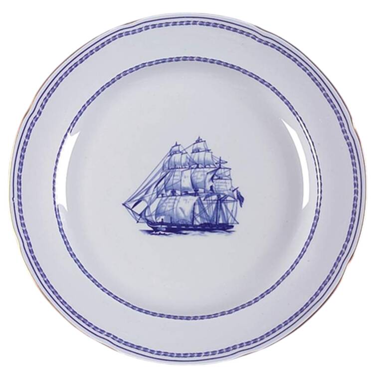Trade Winds Blue Salad Plate