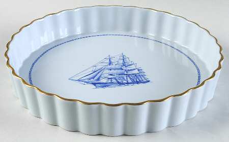 Trade Winds Blue 9" Quiche