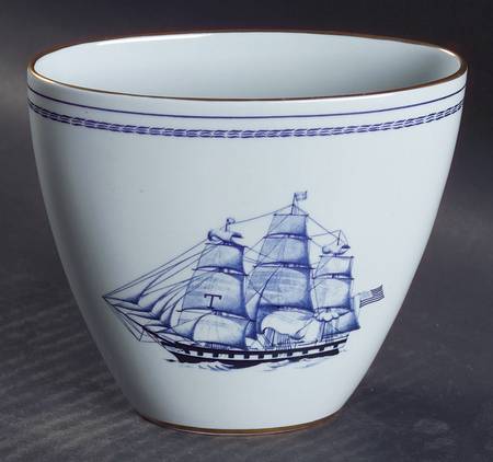 Trade Winds Blue 4" Vase