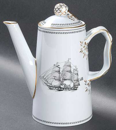 Trade Winds Black Small Coffee Pot & Lid