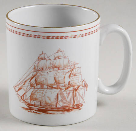 Trade Winds Red (Gold Trim) Mug