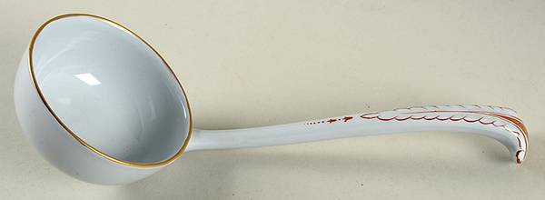 Trade Winds Red (Gold Trim) Tureen Ladle