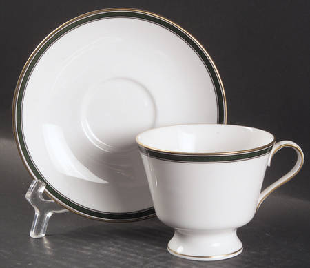 Tuscana Footed Cup & Saucer Set