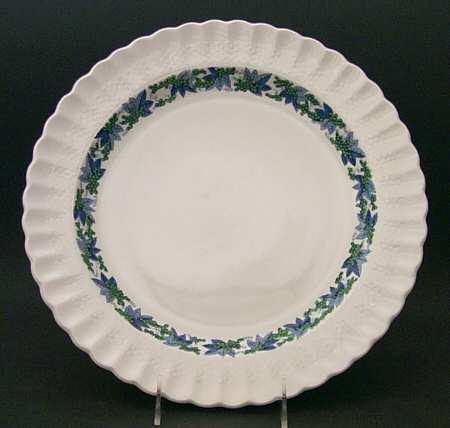 Valencia Blue Green (White Background) 13" Chop Plate (Round Platter)