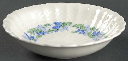 Valencia Blue Green (White Background) Coupe Cereal Bowl