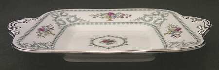 Versailles Square Handled Cake Plate