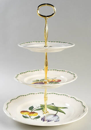 Victoria 13 7/8"-14 1/4" 3-Tiered Serving Tray(DP,SP,BB) HC