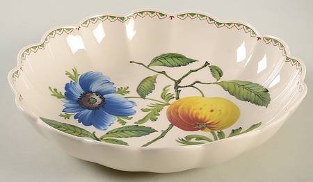 Victoria Large Round Fluted Dish aka Chip/Dip Plate