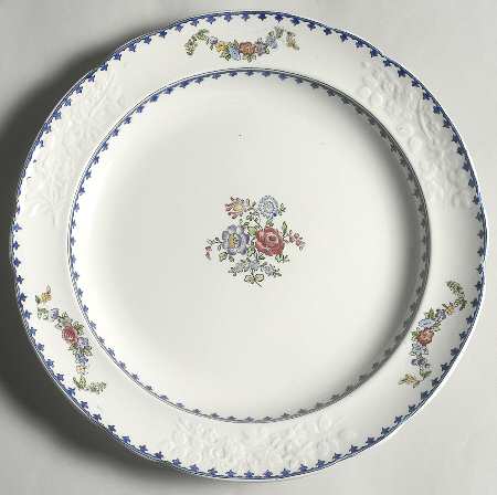Vienna (Floral Center) 12" Chop Plate (Round Platter)