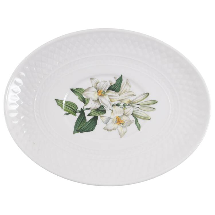 Virginia (Bone, Newer) Underplate for Gravy Boat