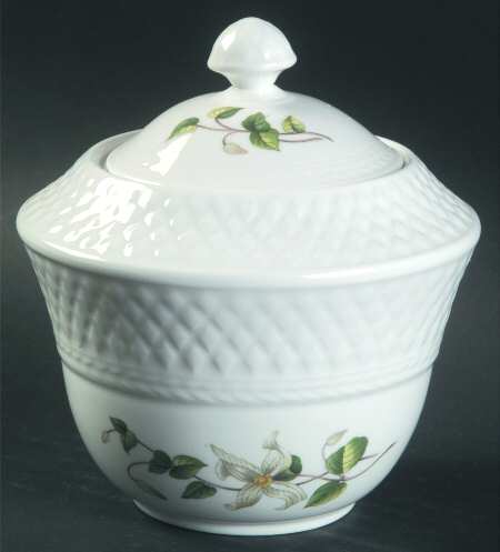 Virginia (Bone, Newer) Sugar Bowl & Lid