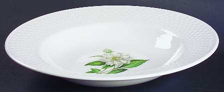 Virginia (Bone, Newer) Large Rim Soup Bowl