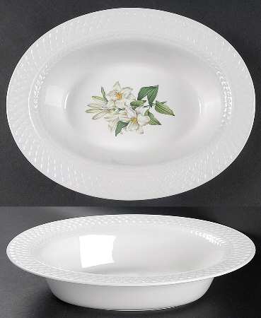 Virginia (Bone, Newer) 10" Oval Vegetable Bowl