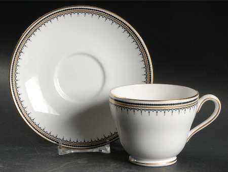 Warwick Footed Cup & Saucer Set