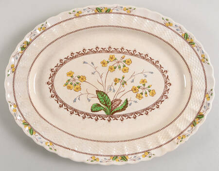 Wicker Dell 15" Oval Serving Platter