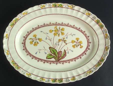 Wicker Dell 16" Oval Serving Platter