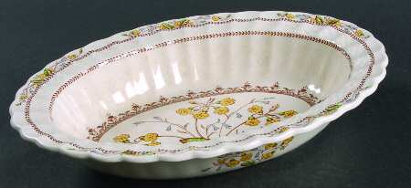 Wicker Dell 10" Oval Vegetable Bowl