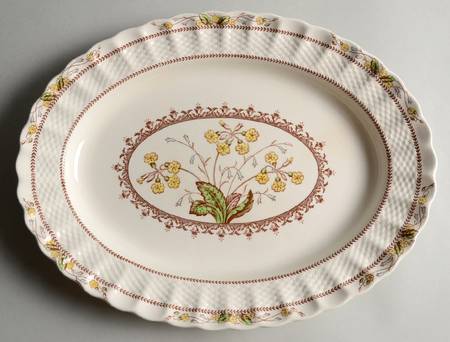 Wicker Dell 13" Oval Serving Platter