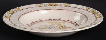 Wicker Dell Large Rim Soup Bowl
