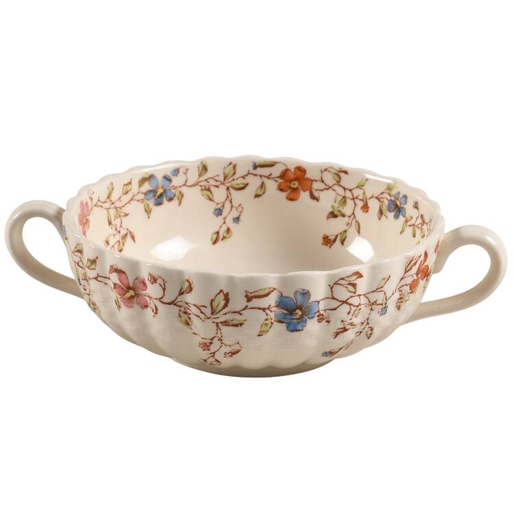 Wicker Dale Flat Cream Soup Bowl