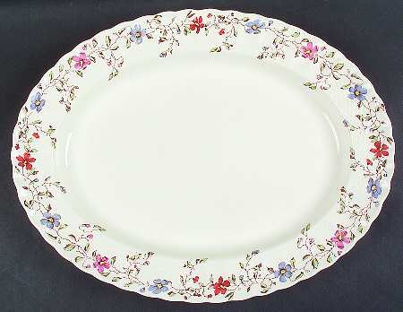 Wicker Dale 16" Oval Serving Platter