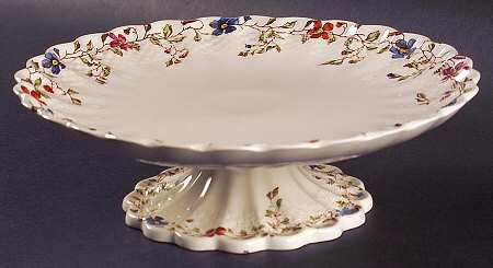 Wicker Dale Footed Cake Plate