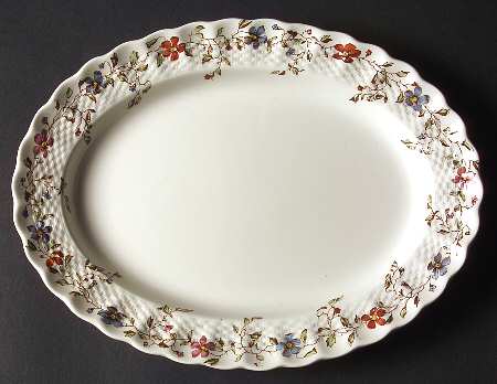 Wicker Dale 11" Oval Serving Platter
