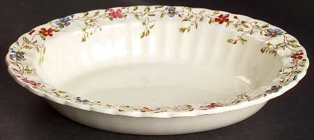 Wicker Dale 10" Oval Vegetable Bowl