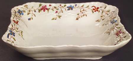 Wicker Dale 7" Square Shallow Vegetable Bowl