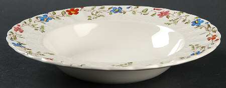 Wicker Dale Rim Soup Bowl