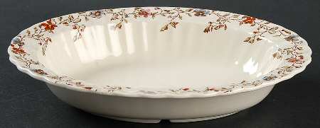 Wicker Dale 9" Oval Vegetable Bowl