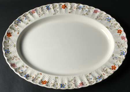 Wicker Dale 19" Oval Serving Platter