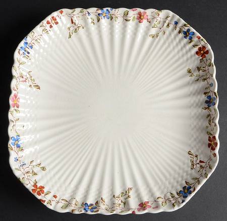 Wicker Dale Square Cake Plate