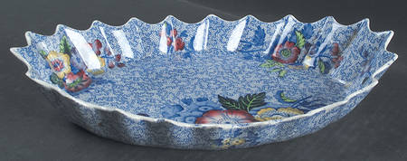 Wild Flower Blue Jubilee Platter