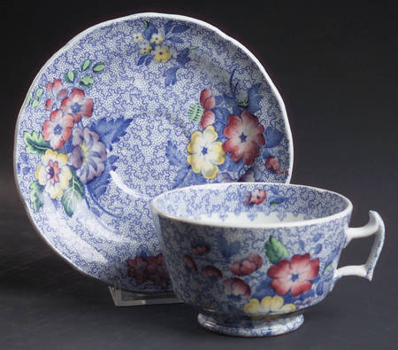 Wild Flower Blue Footed Cup & Saucer Set