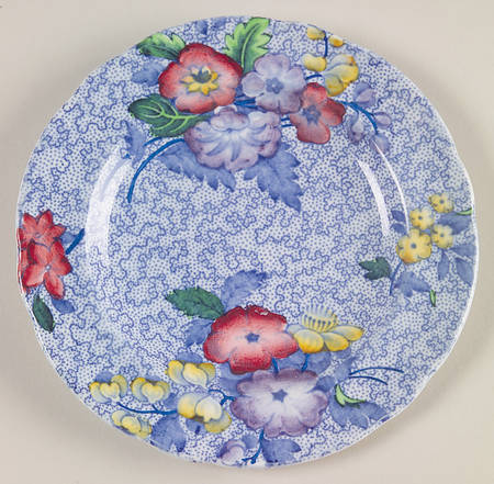 Wild Flower Blue Small Bread & Butter Plate
