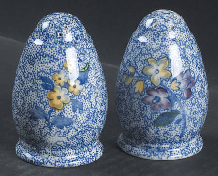 Wild Flower Blue Salt & Pepper Set