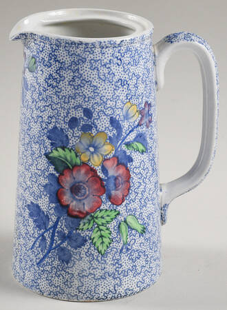 Wild Flower Blue Hot Water Jug No Lid