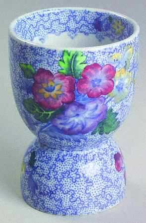 Wild Flower Blue Double Egg Cup