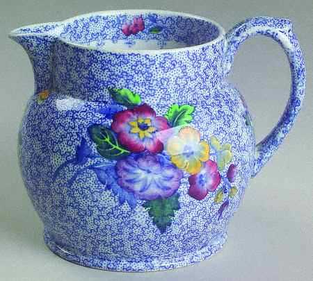 Wild Flower Blue 1 Pint Jug