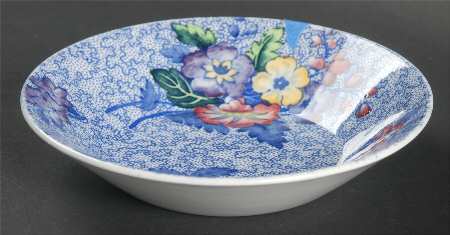 Wild Flower Blue Fruit/Dessert (Sauce) Bowl