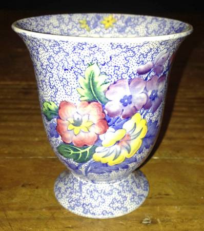 Wild Flower Blue 3" Vase