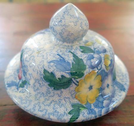 Wild Flower Blue Lid for 12" Urn
