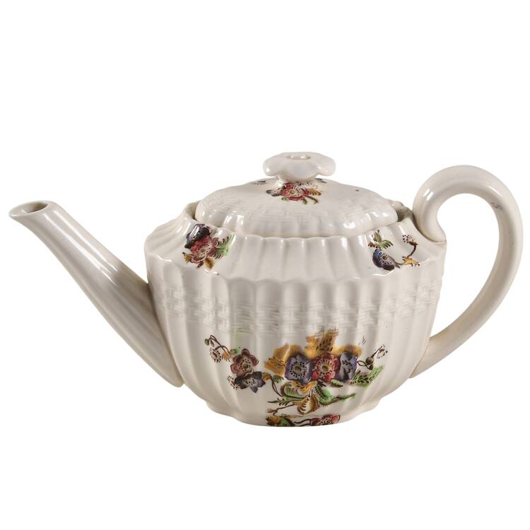 Wicker Lane (Basket Weave) Mini Teapot & Lid