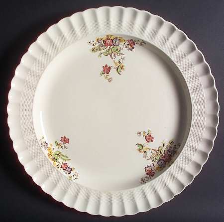 Wicker Lane (Basket Weave) 15" Chop Plate (Round Platter)