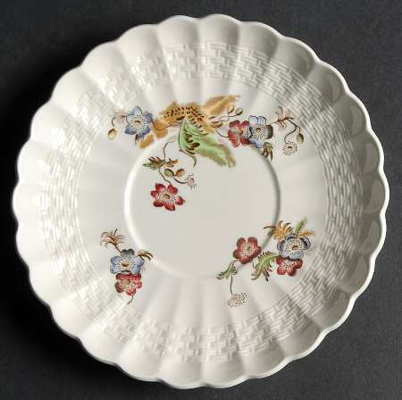 Wicker Lane (Basket Weave) Saucer for Bouillon Cup
