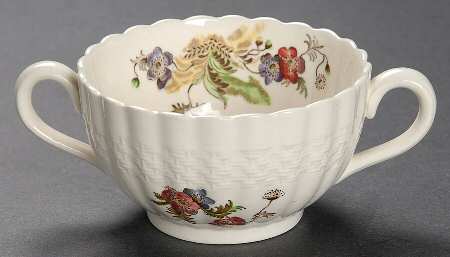 Wicker Lane (Basket Weave) Flat Bouillon Cup