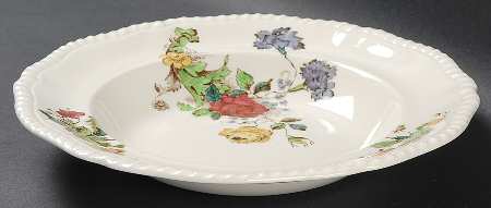 Wicker Lane (Gadroon) Large Rim Soup Bowl