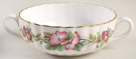 Wild Mallow Flat Cream Soup Bowl